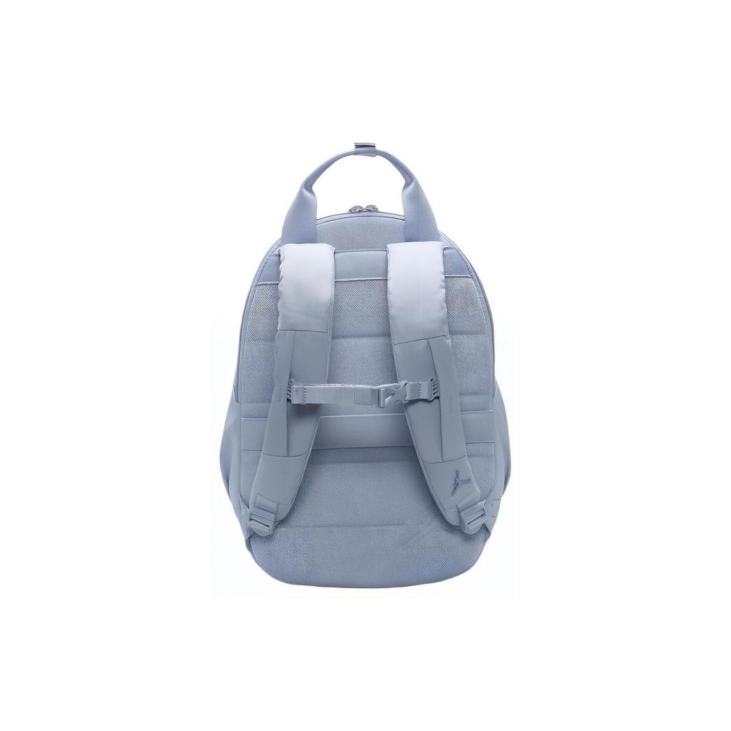 Jordan Sports Casual Solid Color Zipper Backpack Unisex Backpacks Blue Gray WA0868-B18