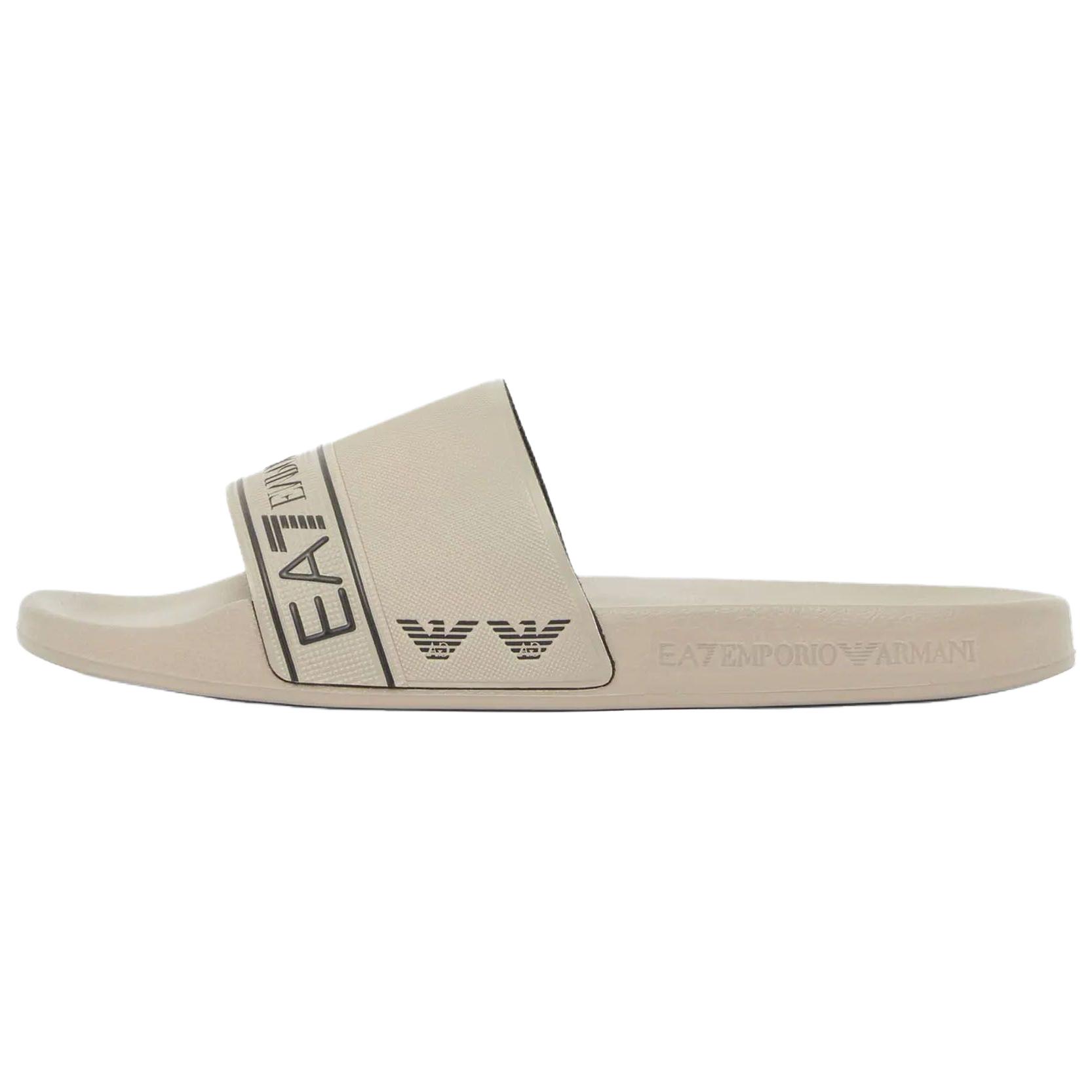 

Emporio Armani Ea7 Letter Logo Flat Slip-On Beach Sandals Unisex sandals Light-Brown 7X000110AF15128MZ660 37