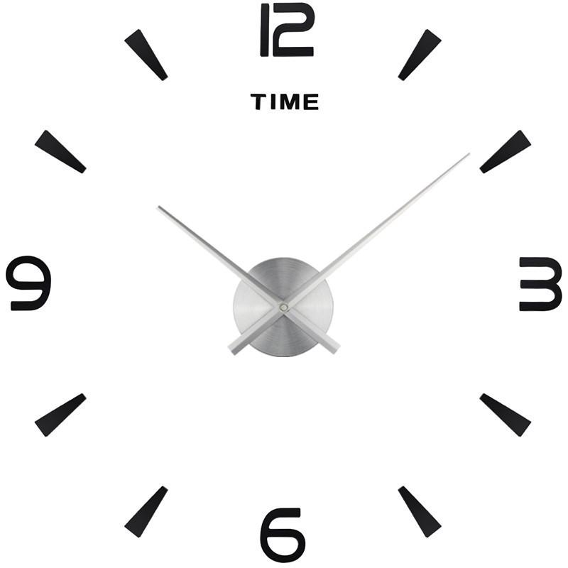 Large European & American 3D Acrylic Wall Clock for Living & Dining Room Home Decor - DIY Wall Sticker Clock