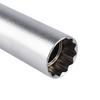 65mm Magnetic Spark Plug Socket Wrench 3/8 14MM Spark Plug Removal Tool Chrome