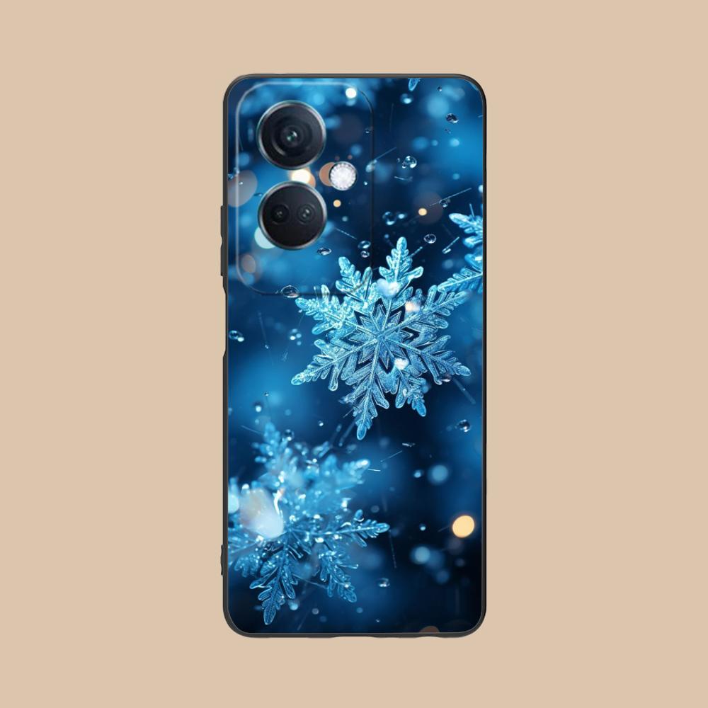Winter Snowflake Mobile Cell Phone Case for OPPO Find X9 X8 X7 X6 X5 X3 X2 Plus S Pro Ultra Lite Colorful Printing Cover Luxury