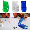 Dispensador de pastillas múltiple portátil Triturador de medicamentos multifuncional Triturador transparente de vitaminas y medicamentos para adultos y niños