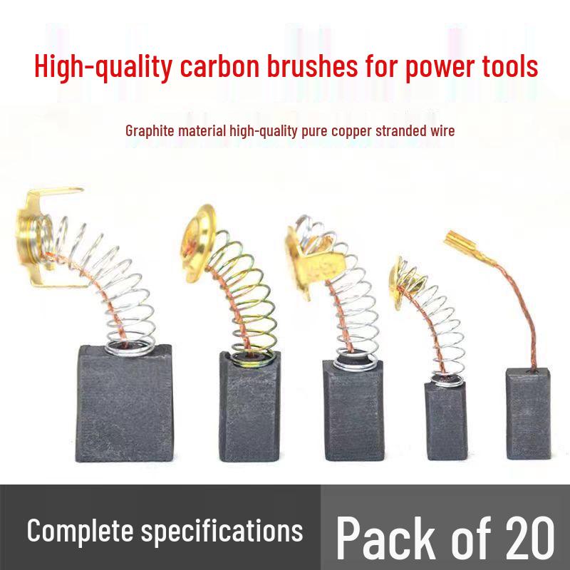 Carbon Brush for Power Tools: Electric Hammer, Cutting Machine, Angle Grinder, Hand Drill, Pistol and Impact Drill