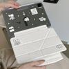 Wave Point Dog 3Y-Fold Tablet Case For iPad  Pro 10/11/2020/6th/7th /8th /Air 3rd/Air 4th/9th gen/Air 5th Air 11 Magnetic Buckle