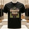 New Black Printed Gravity Falls Unisexs Daily Cotton Tshirt Comfortable And Perfect For Off Center And Lazy Daily Wear
