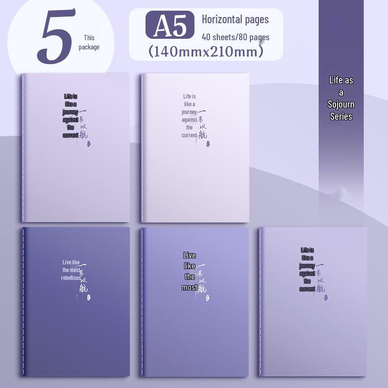 Neues großes Softcover-Notizbuch für Schüler - Mittelstufe bis Hochschulprüfungen