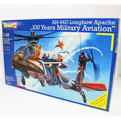 Deutscher Revell 100. Jahrestag der Niederländischen Armee 04896 Plastikmodell 1/48 AH-64D Apache, Luftfahrt,