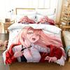 3D Print Chainsaw Man Bedding Set Anime Cartoon Twin Bedding Set Double 2/3 Piece Bed Duvet Cover Double King Cover Home Textile