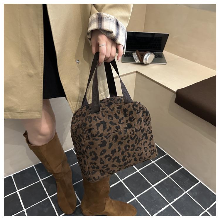 Милая вельветовая термосумка для ланча - Портативная водонепроницаемая сумка с пакетом со льдом для студентов и офисных работников 985₽