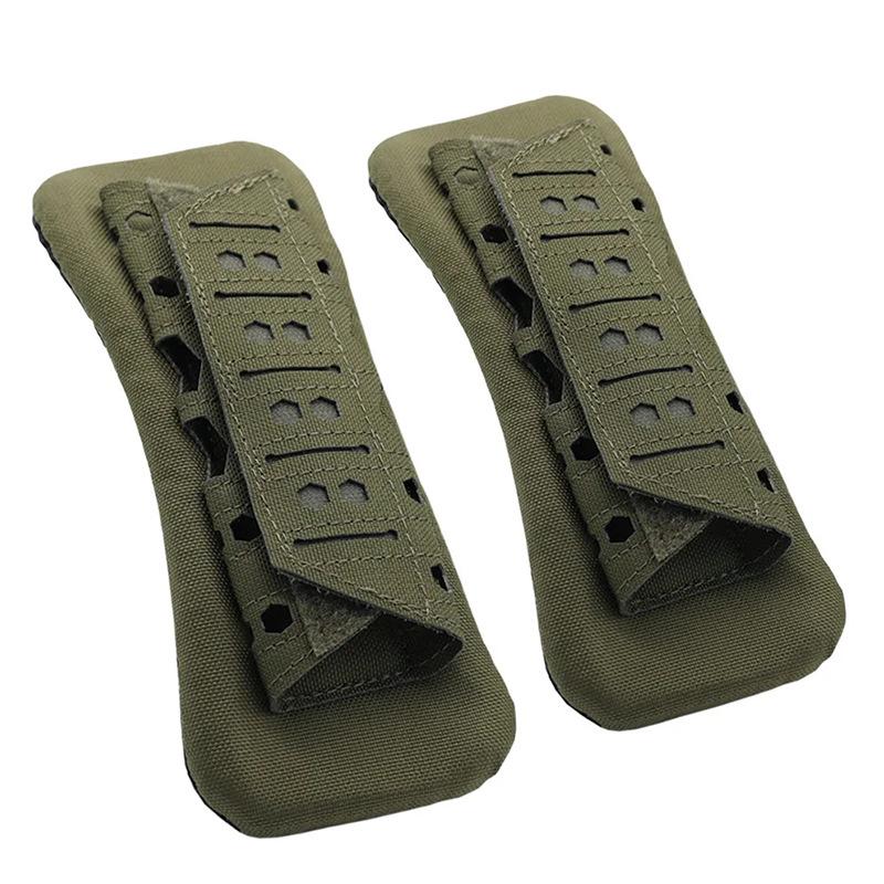 Breathable Anti-Slip Tactical Vest Shoulder Pads with Laser-Cut Design