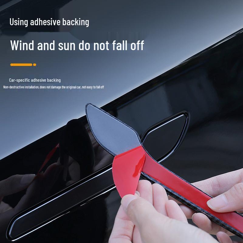 Modifica Antigelo Maniglia Porta in Fibra di Carbonio per Tesla Model 3/Y Veicoli Retrofittati
