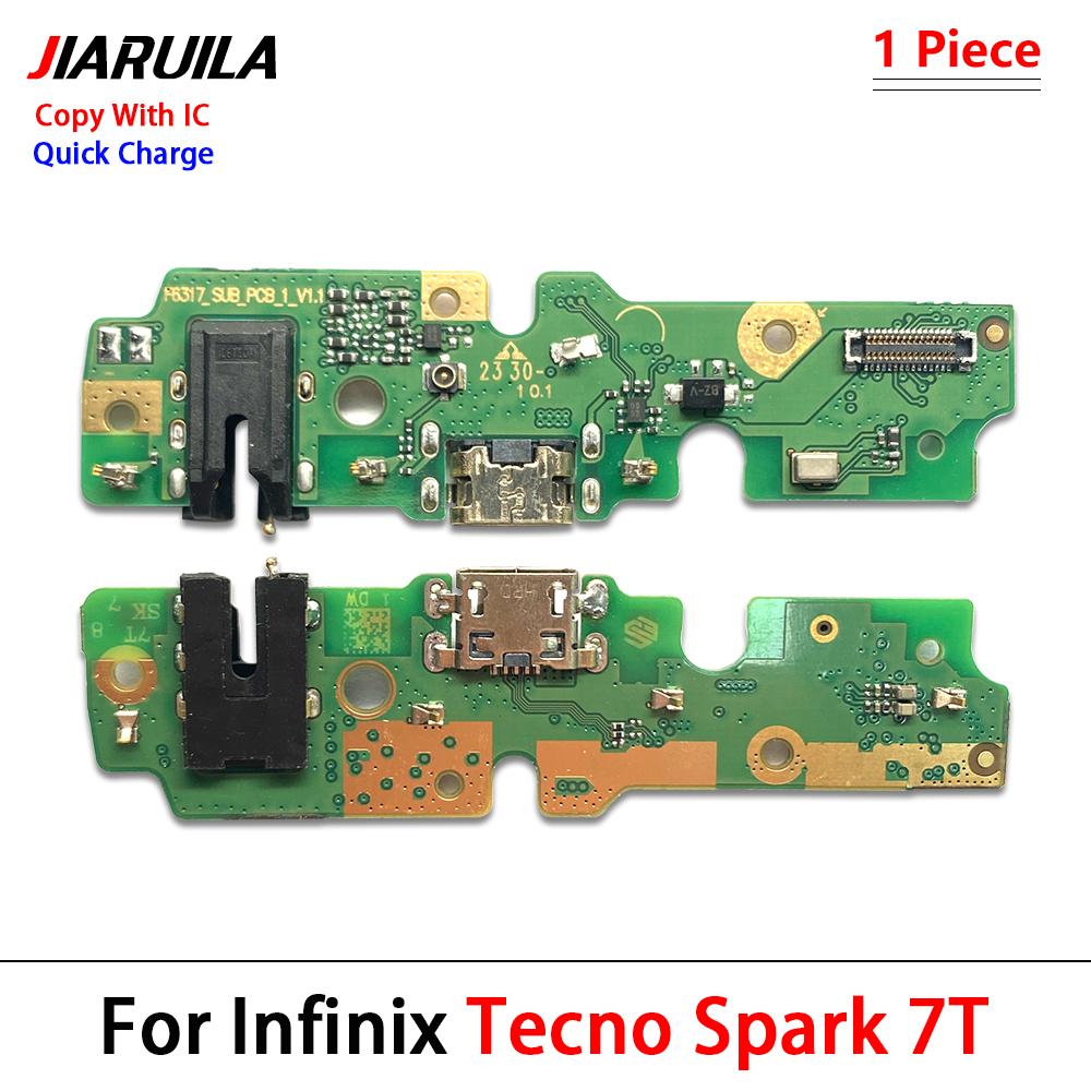 New Bottom Charging USB Date Dock Microphone Charger Flex Cable For Tecno Pop 1 Spark 1 6 Air 7 Pro 7T 8 8C 8P 8T 11C Go 1116