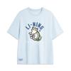 Li-Ning Li Ning Drop Shoulder Sleeve T Shirt Women's Cloud Blue Unisex AHSU750-2