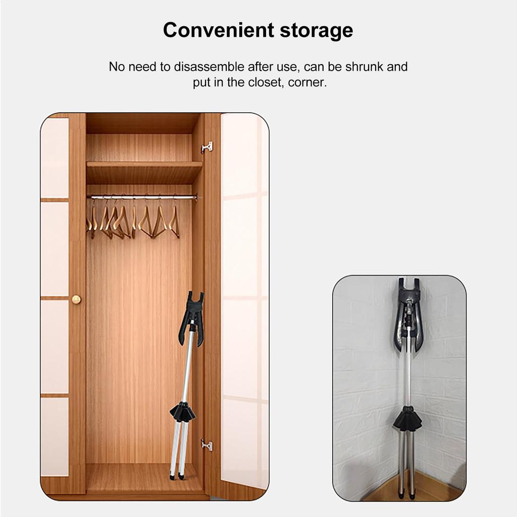 Adjustable Clothes Steamer Rack Telescopic Vertical Fabric Hanging And Ironing Standing Handheld Steam Ironing Bracket