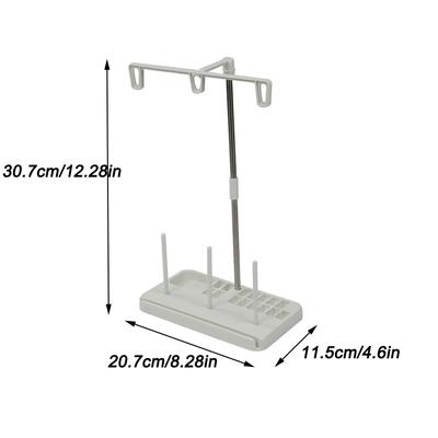 Dikiş makinesi aksesuarları nakış ipliği rafı 3 makara rafı 5 renk