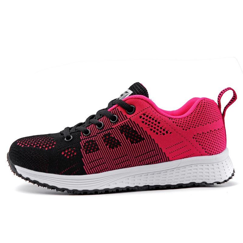 

Men Running Sneakers Women Lightweight Sport Shoes Classical Mesh Breathable Casual Shoes Male Fashion Sneaker 42 червоний