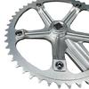 Aluminum Alloy Crankset, Road Bike 165mm Single Speed Crankset Mountain Bike Crank Arm Set with 144BCD 48T Chainrings