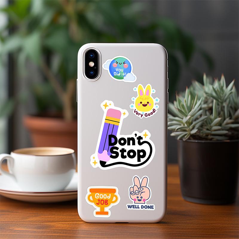 50PCS Motivational Reward Stickers for Students Inspirational Quotes Sticker for Teens Positive Affirmation Decals Teacher
