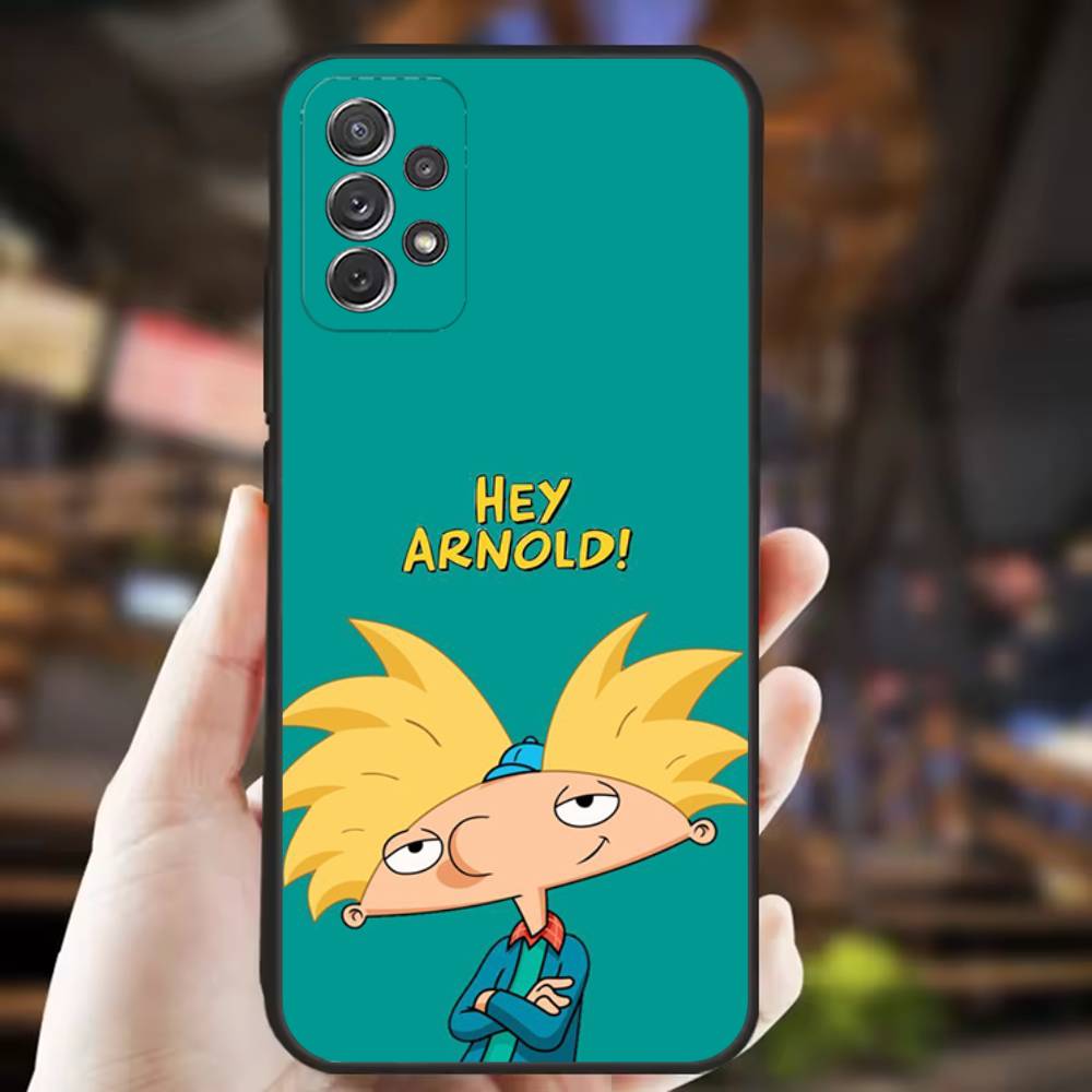 Hey Arnold Helga Phone Case For Samsung S25,S24,S21,S22,S23,S30,Ultra,S20,Plus,Fe,Lite,Note,10,9,5G Black Cover