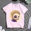 Childrens Tshirt Qversion Doctor Strange Pure Cotton Printed Round Neck Parent Child Wear Unisexs and Womens Short Sleeves