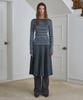 Simeteuligpeosenteu Stripe 2-Way Knit / Blue