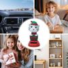 For General Christmas Solar Shaking Figurines Cartoon Desktop Shaking Head Figure Engaging Car Dancing Toys Ornaments Car