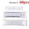 10/30/60PCS Disposable Eyebrow Design Stencil Eyebrow Tint Airbrush Auxiliary Sticker For Brows Shaping With Single