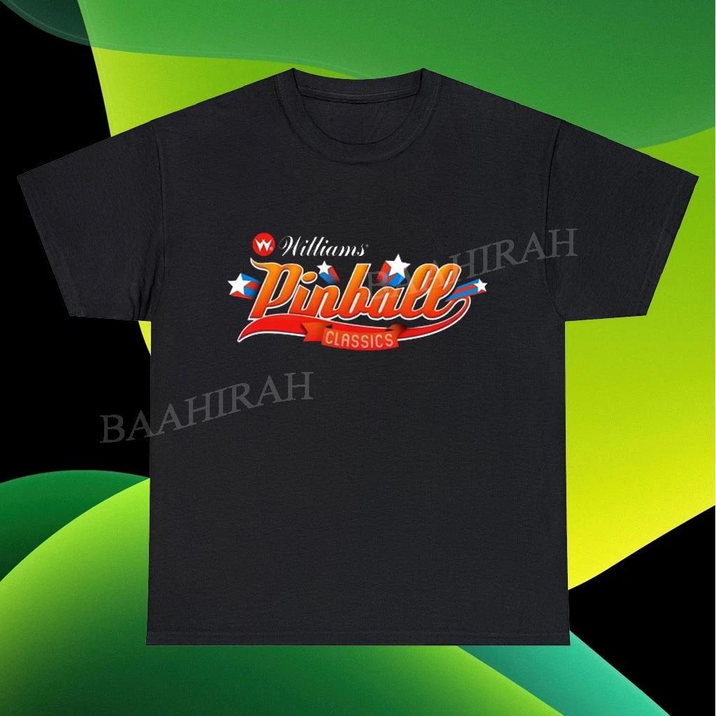 

New Williams Pinball Logo American Funny T-Shirt Size S to 5XL 4XL