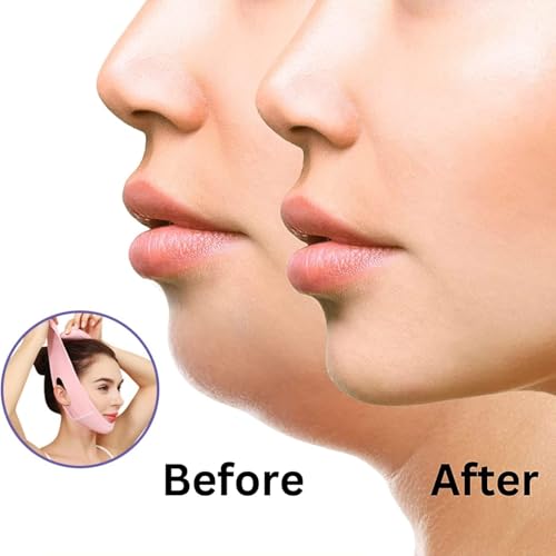 ChaneeHann Reusable V-Line Face Mask, Breathable & Skin-Friendly Slimming Face Lifting Strap for Facial Contouring