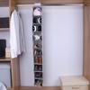 Non-woven 10 Layer Hanging Bag Clear Sundry Hanger Pouch Foldable Shoe Storage Rack  Men