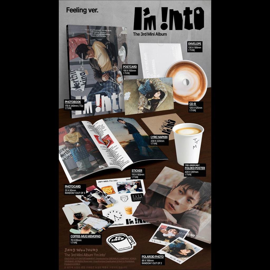 Jang Woo Young (14:00 Uhr) Ich stehe auf das 3. Mini-Album (Denken ver. / Gefühl ver.)