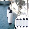 Boat Inflatable Bumpers Fenders PVC for Sailboats Mooring Cushioning Fishing Boats, 6 Set Boat Fender Buoy Yacht Docking Mooring
