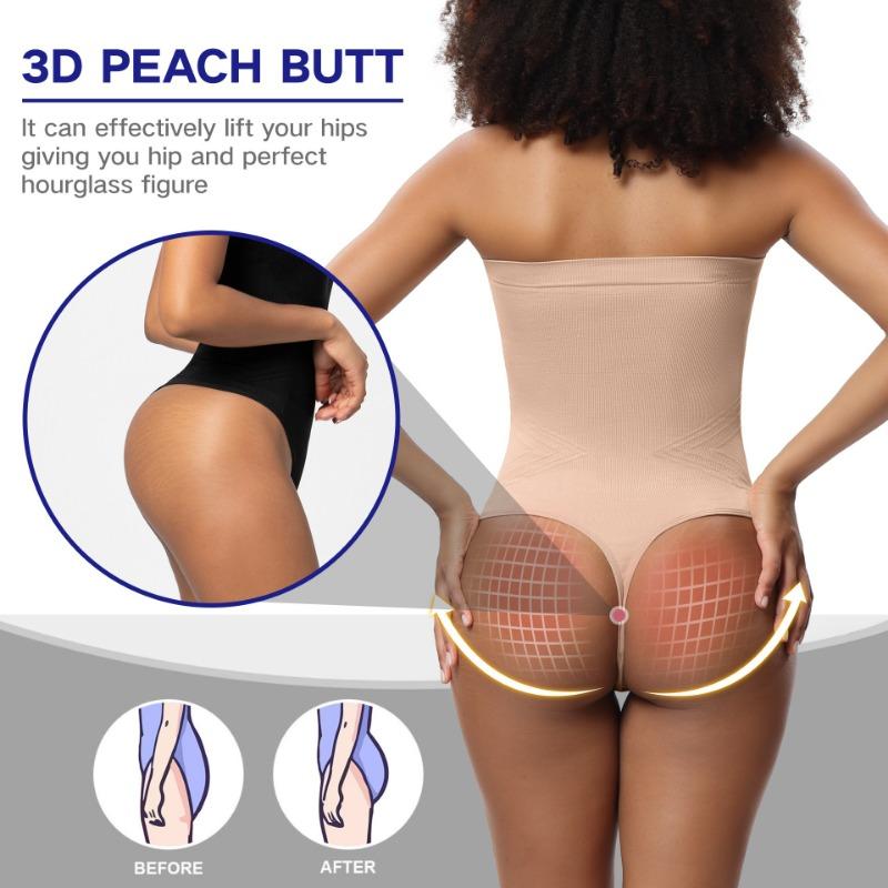 Plus Size Bodysuit Shapewear Women's Tummy Control Sculpting Bodysuit One-piece Underwear