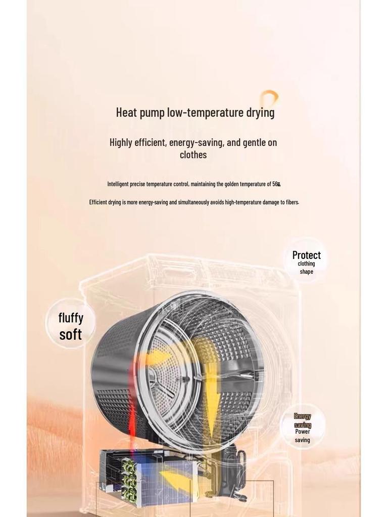 Haier EHG10088PLUS Little Red Flower Heat Pump Drum Dryer