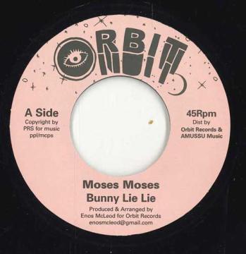 

7inch Record BUNNY LIE LIE / ENOS MCLEOD - Moses Moses / Aaron Orbit UK 2025 UK Reggae, Ska & Dub