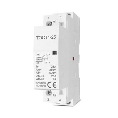 TOCT1 2P 220V/230V 50/60HZ DIN Rail Household AC Modular Contactor 2NO