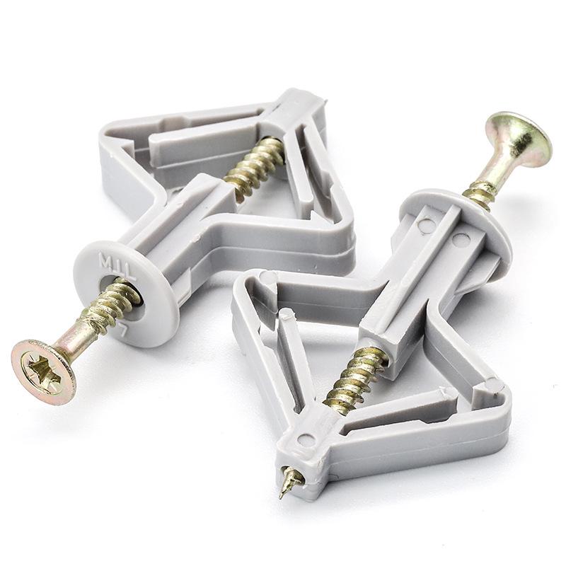 Gypsum Board Nylon Butterfly Expansion Screw Set