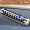 Car Phone Number Card Temporary Parking Card Plate Telephone Number Car Park Stop Automobile Accessories