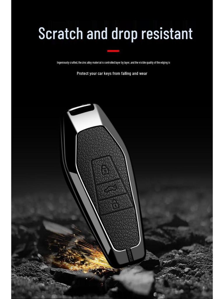 Compatible Key Case for Shuxiangjia Chery iCar 03 ICAUR03t Long-Endurance Yuexiang 25/24 Model