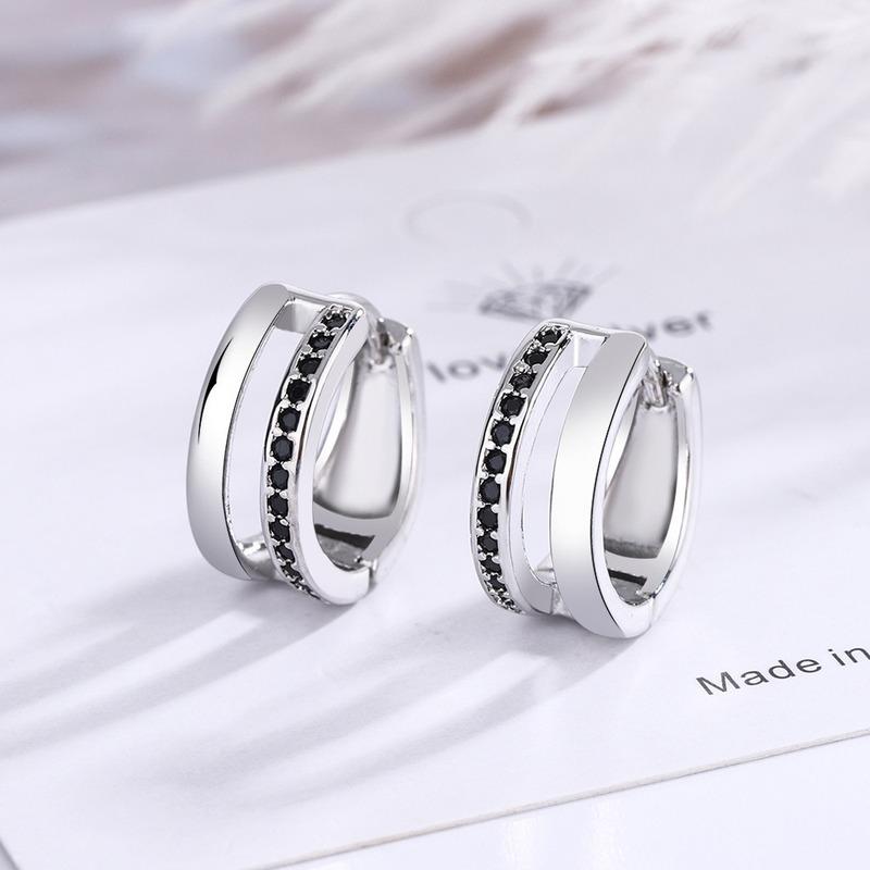 Lindon Women's Zircon Copper Alloy Earrings - Wedding Party Gift Pendant Earrings