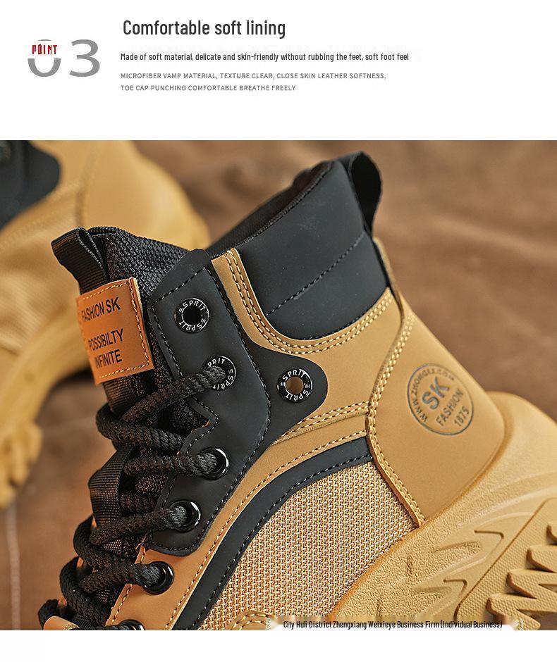 Chaussures de Randonnée Warrior Noires pour Homme 2025 - Antidérapantes, Extérieur, Sports d'Été et d'Automne, Chaussures de Papa