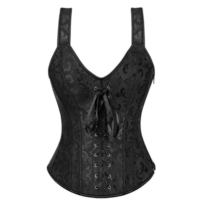 Corset Crop Tops Burlesque Lingerie Corset Top Vest Hot Shaper Overbust Corset Gothic Clothing Corsage Medieval Ladies