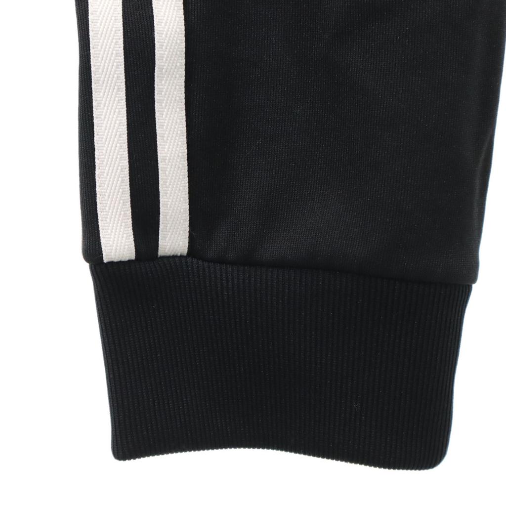 Adidas Trefoil Logo Track Pants M Black 3-line Jersey Men's Used