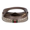 Gucci Ophidia Classic Double G Print Leather Trim Shoulder Tote Bag Small Women Handbags Beige Brown 838463-FAE0P-9746