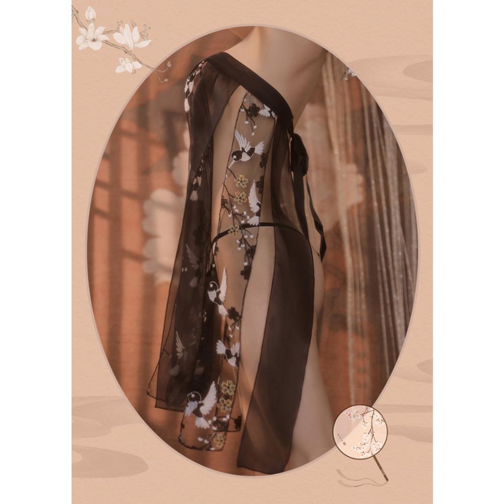 Sexy Lingerie Hanfu Seduction Pajamas Pure Desire Uniform Bed Hot Flirting Antique Suit Passion Belly Pocket