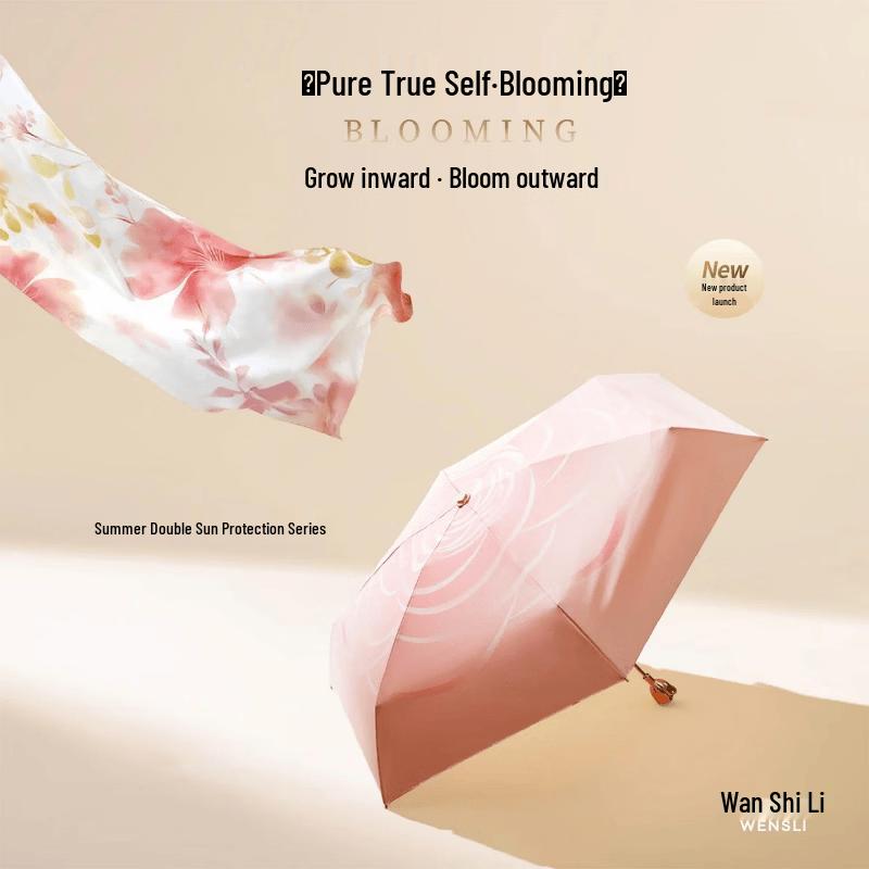 Wanshili Silk Scarf and Umbrella Gift Set