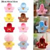 Mini Animal Dolls Sweater Overalls Yellow Duck Hoodie Kids Toys Dolls Accessories Plush Toy Clothes
