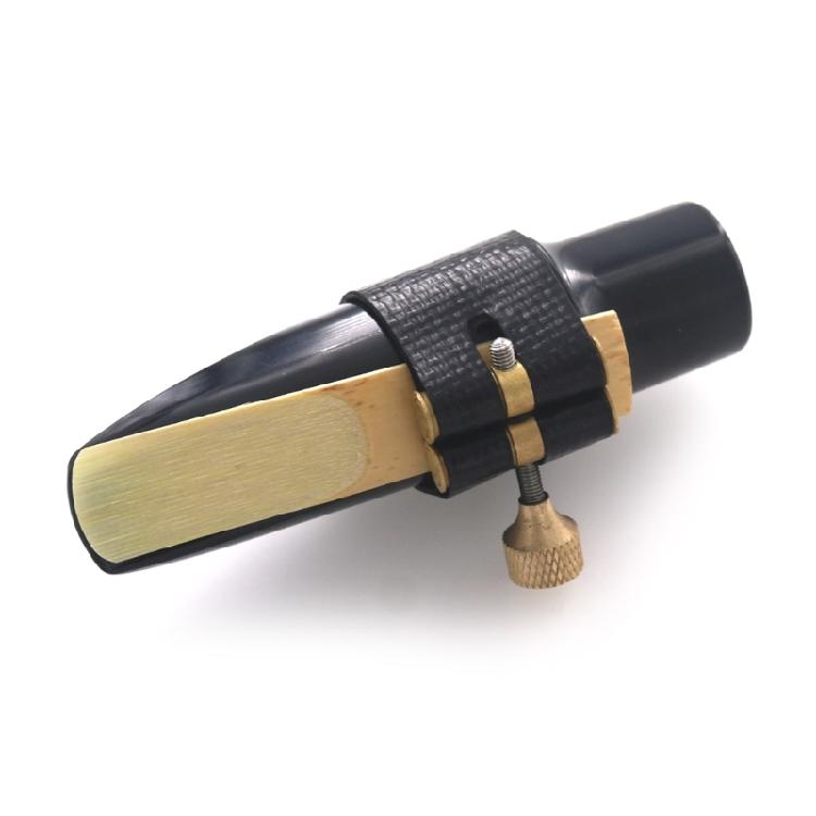 Alto Sax Clarinet Mouthpiece Ligature Saxophone Clip PU Single Screw Fastener