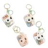 New Capybara Projection Camera Keychain Cartoon Kawaii Mini Camera Keyring Hanging Decoration Fashion Backpack Pendant