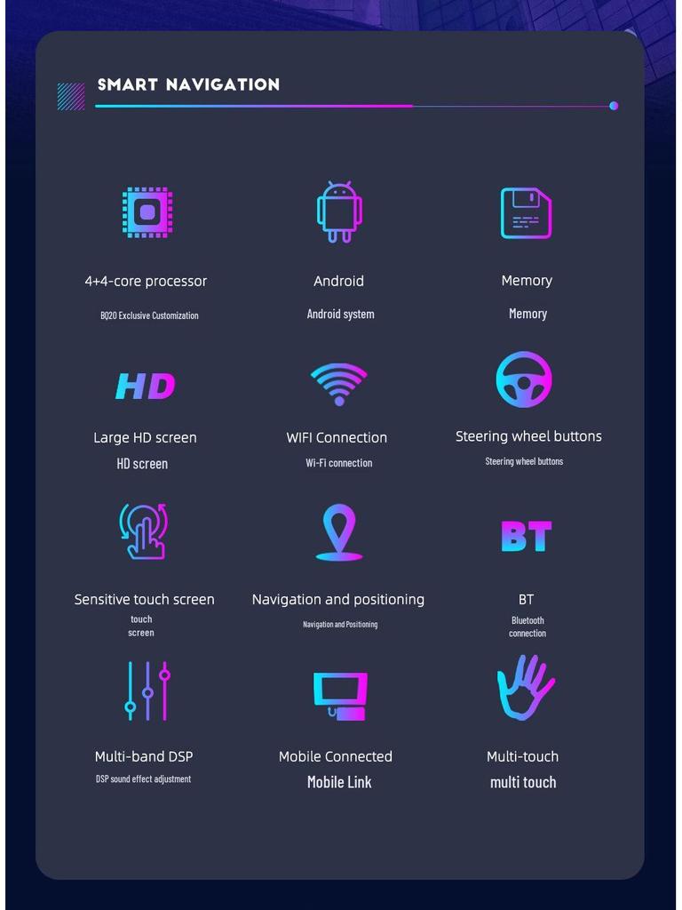 9-inch Android Car GPS Navigation Screen - Cross-border Special Edition